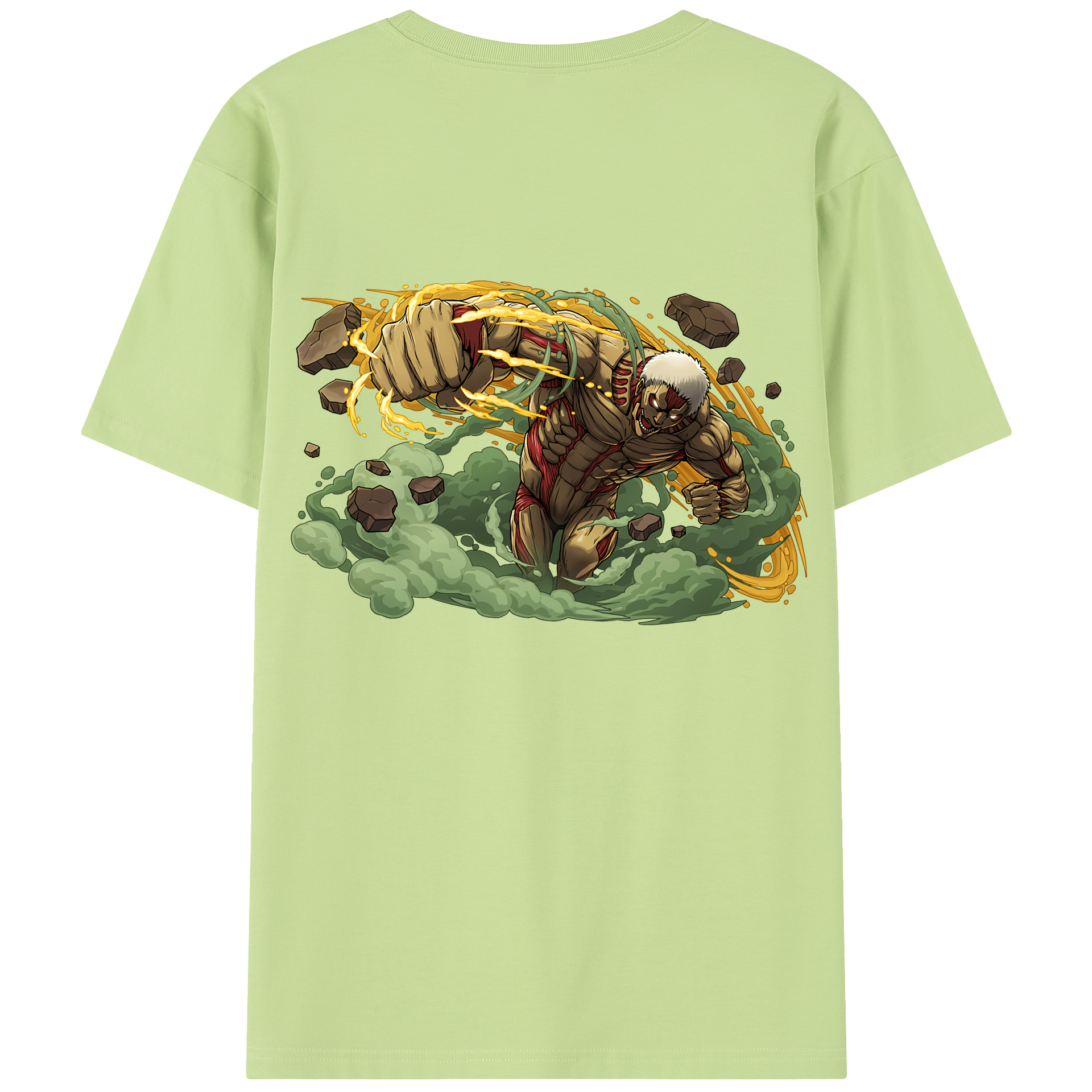 （画像用） 進撃の巨人 Attack on Titan 綿100％半袖Tシャツ（背面プリント）